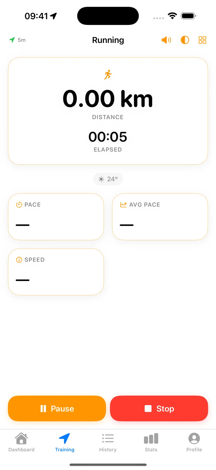 Live workout in MoveYourAssets